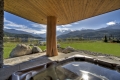 View from hot tub patio